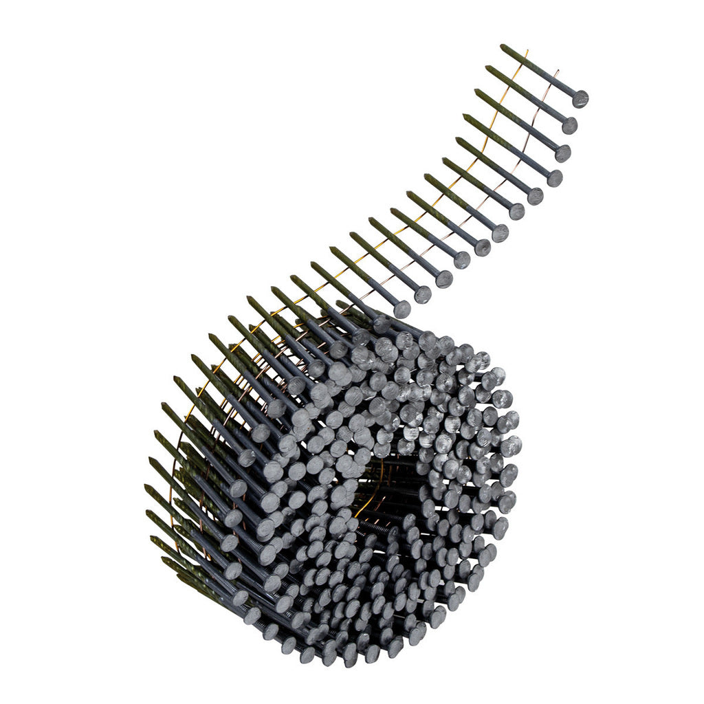 2 in. x 0.092 in. Metal Coil Nails (9000 per box)